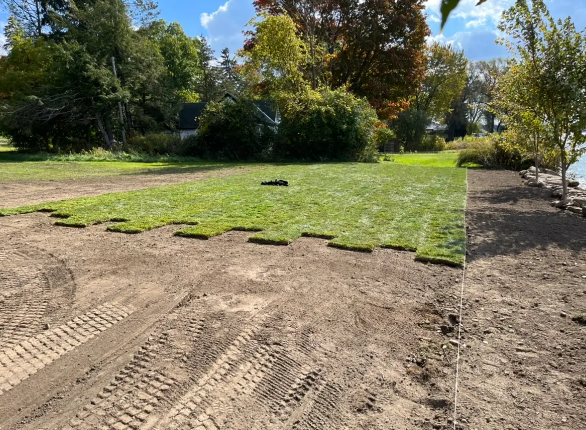 Arrowwood Landscaping Chautauqua County Sod installation Lawn 